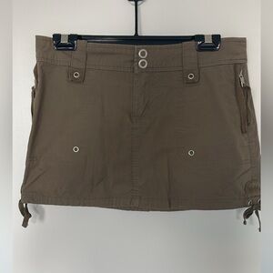 Guess Khaki Mini Skirt
